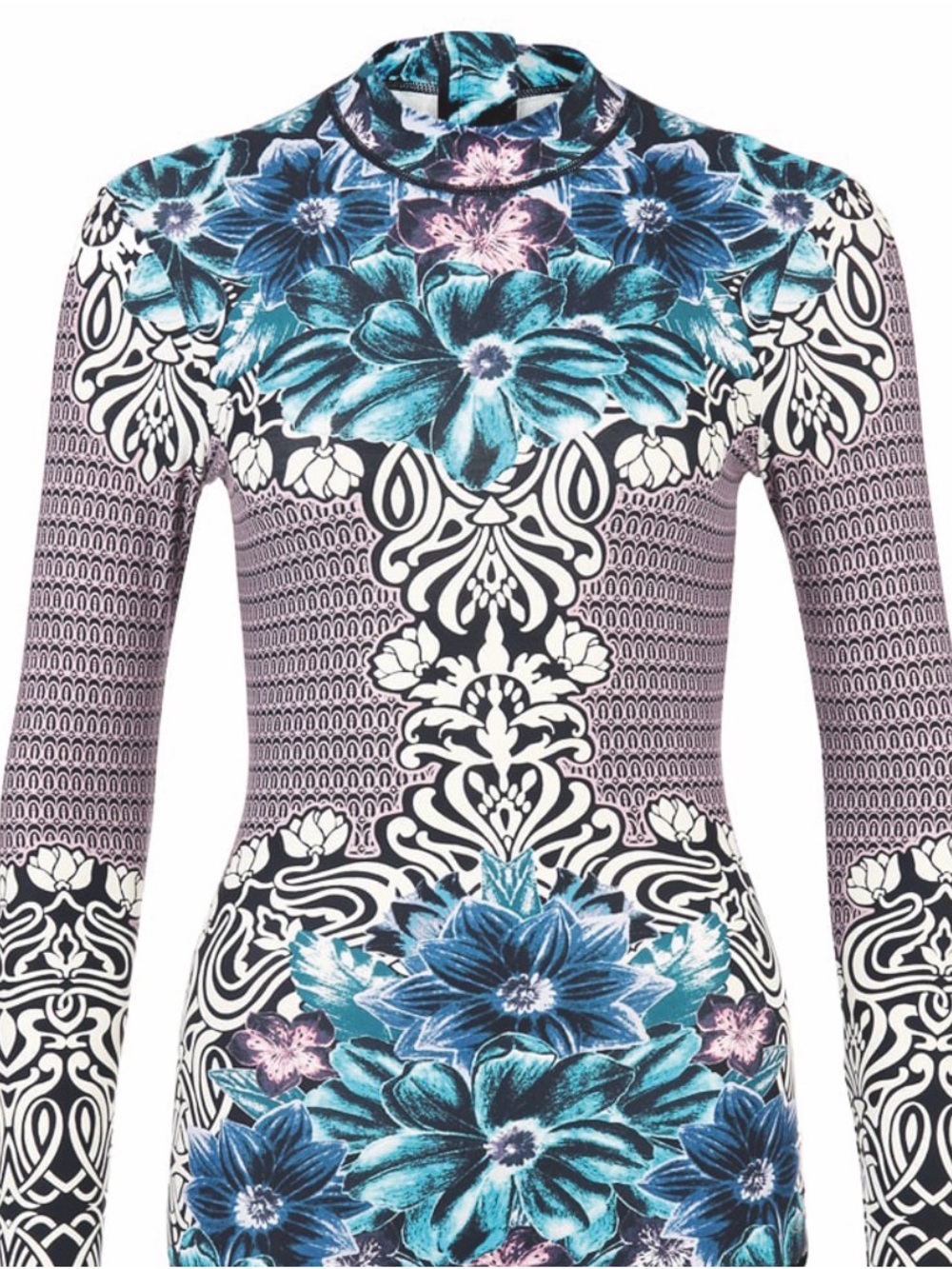 O’neill surf suit Floral High-Neck Long Sleeve onepiece